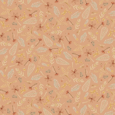 Mini Menagerie - P & B Textiles - 6119J - Tossed Leaves